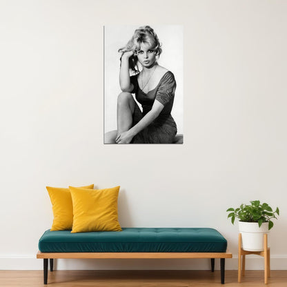 Brigitte Bardot Celebrity Movie Actress Star Poster Wall Art Print Home Wall Decor