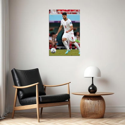 Mehdi Taremi Iran National Team World Cup Poster Wall Art Print Home Wall Decor