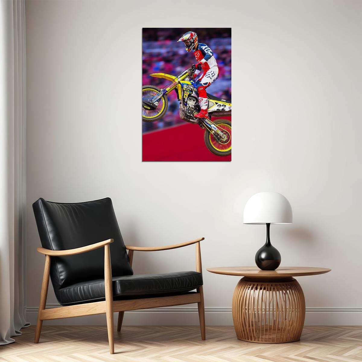 Chad Reed Motorcycle Cross Country Driver Poster Wall Art Print Home Wall Decor