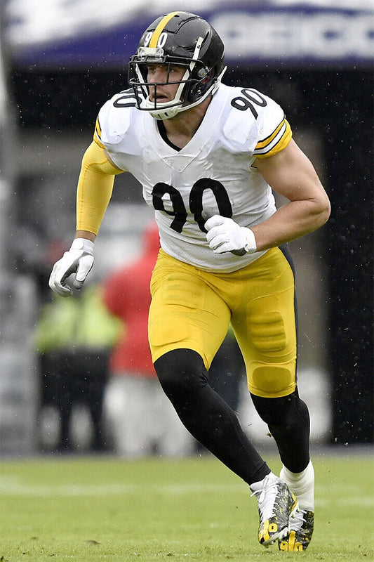 Pittsburgh Steelers T.j. Watt American Football Player Poster Wall Art Print Home Wall Decor