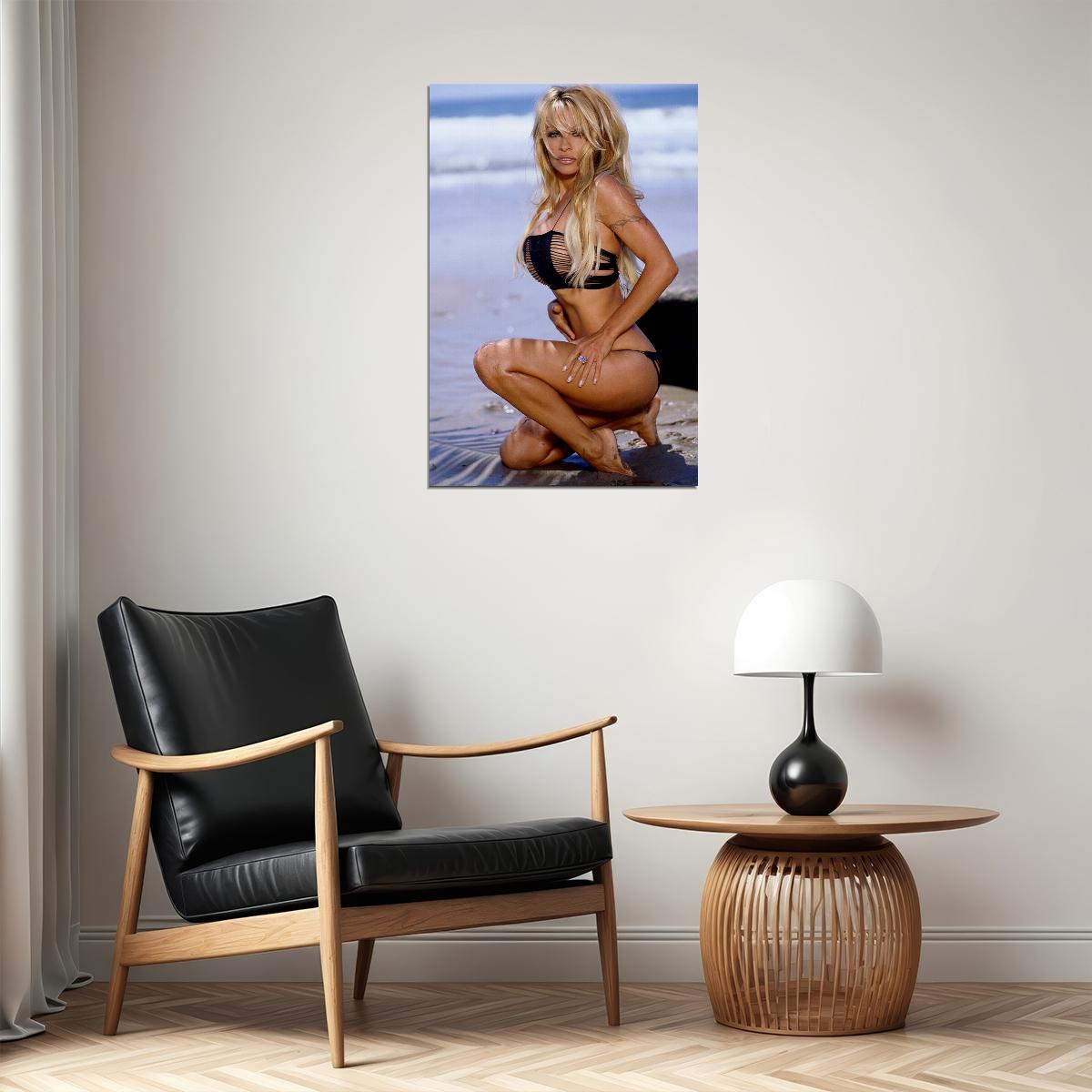 Pamela Anderson 80s 90s Movie Actor Hot Model Poster Wall Art Print Home Wall Decor