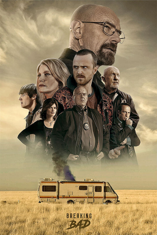 Breaking Bad Tv Series Crime Action Drama Poster Wall Art Print Home Wall Decor - xonomax