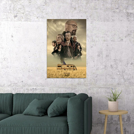 Breaking Bad Tv Series Crime Action Drama Poster Wall Art Print Home Wall Decor - xonomax