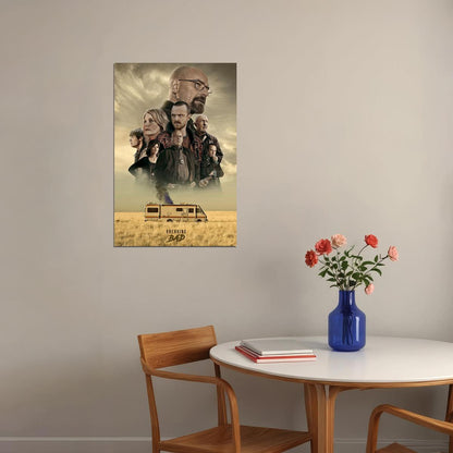 Breaking Bad Tv Series Crime Action Drama Poster Wall Art Print Home Wall Decor - xonomax