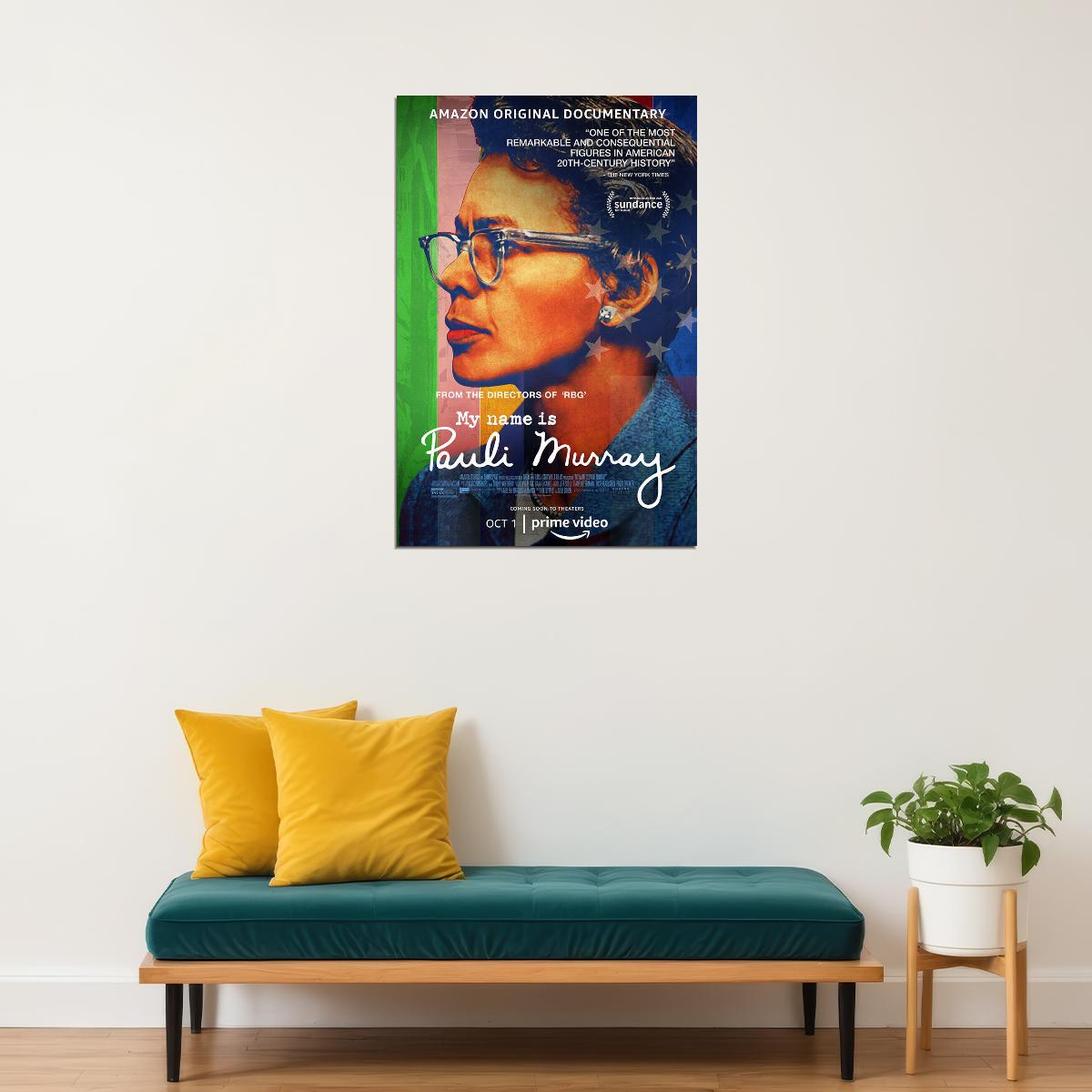 My Name Is Pauli Murray Movie Documentary Poster Wall Art Print Home Wall Decor