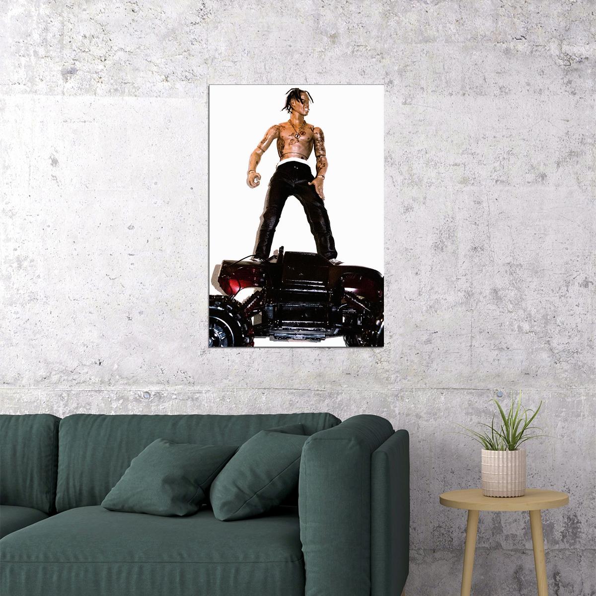 Travis Scott Rodeo Hip Hop Trap Music Album Poster Wall Art Print Home Wall Decor