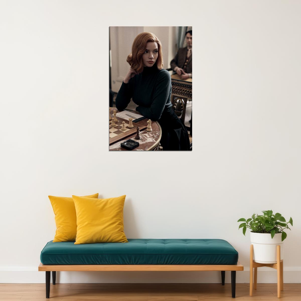 The Queen's Gambit Movie Drama Action Poster Wall Art Print Home Wall Decor - xonomax