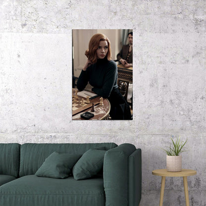 The Queen's Gambit Movie Drama Action Poster Wall Art Print Home Wall Decor - xonomax
