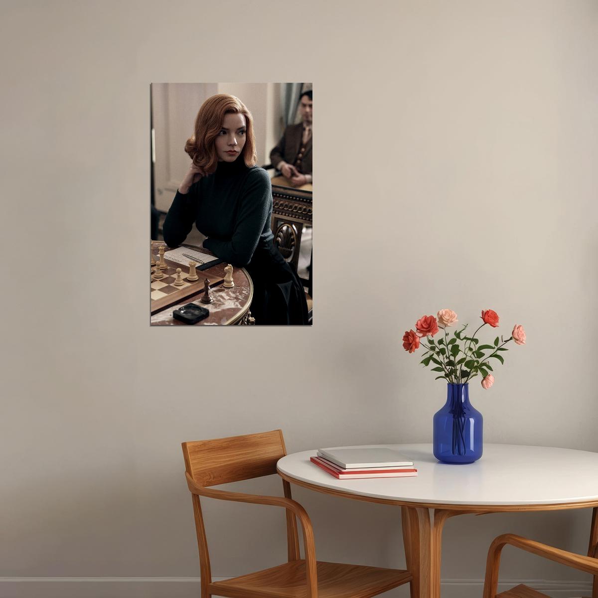 The Queen's Gambit Movie Drama Action Poster Wall Art Print Home Wall Decor - xonomax