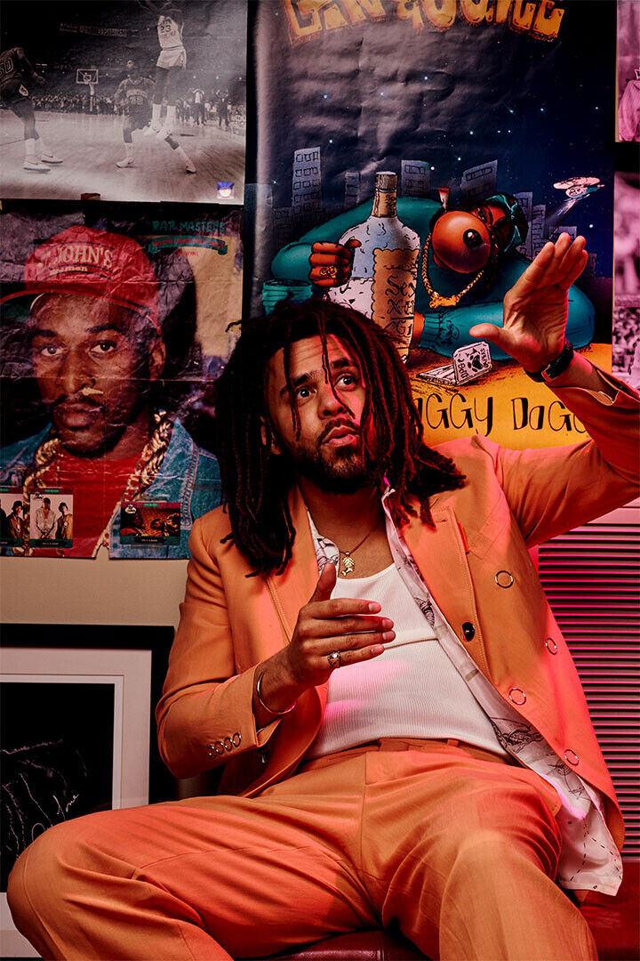 J Cole Hip Hop Rap Music Star Singer Poster Wall Art Print Home Wall Decor