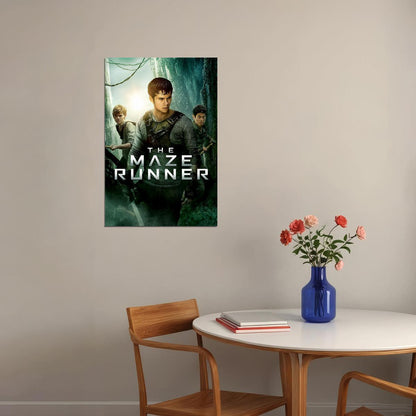 The Maze Runner Movie Dylan O'brien Mystery Poster Wall Art Print Home Wall Decor - xonomax