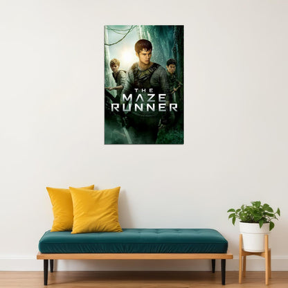 The Maze Runner Movie Dylan O'brien Mystery Poster Wall Art Print Home Wall Decor - xonomax