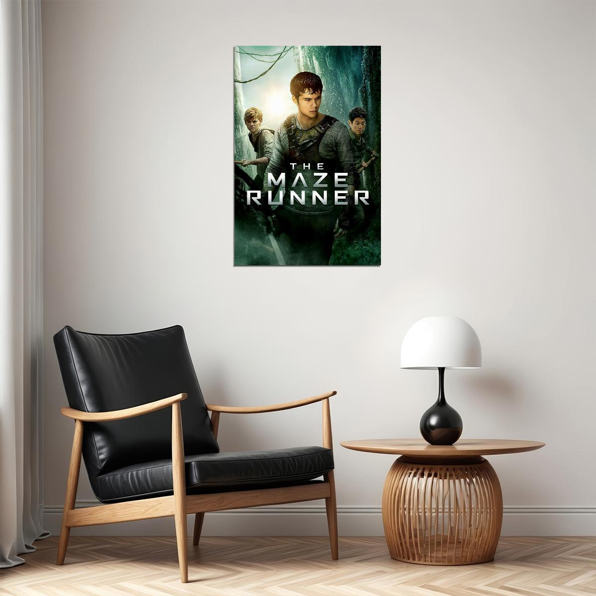 The Maze Runner Movie Dylan O'brien Mystery Poster Wall Art Print Home Wall Decor - xonomax