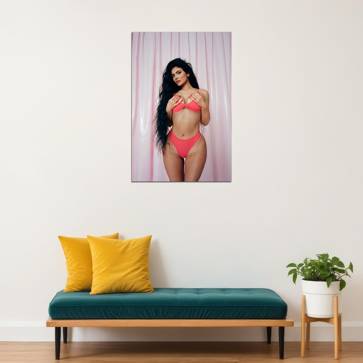 Kylie Jenner Sexy Actress Fashion Dancer Model Poster Wall Art Print Home Wall Decor - xonomax