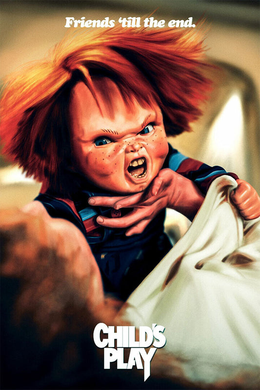 Horror Movie Chucky Childs Play Thriller Poster Wall Art Print Home Wall Decor - xonomax