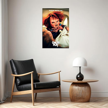 Horror Movie Chucky Childs Play Thriller Poster Wall Art Print Home Wall Decor - xonomax