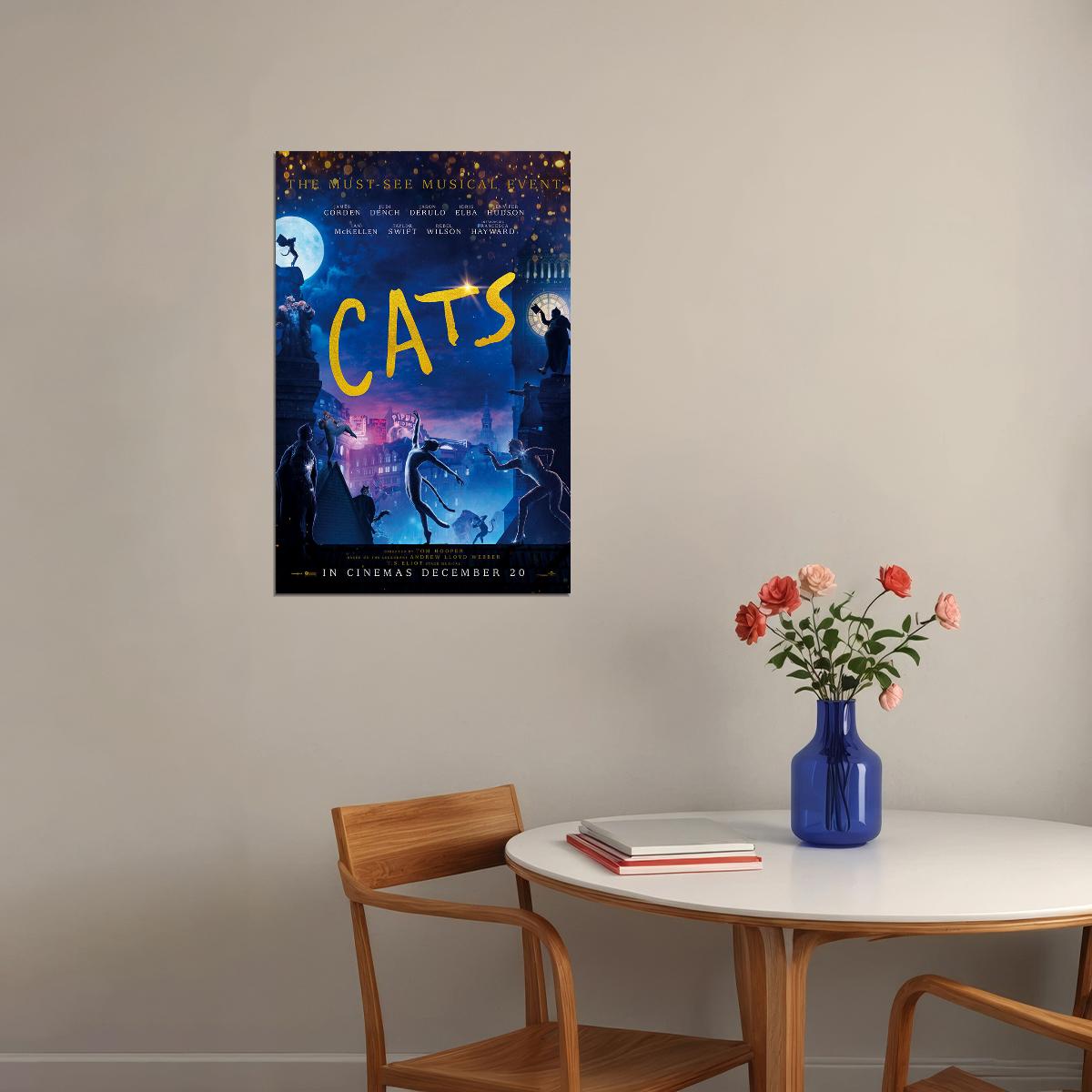 Cats Movie 2019 You Will Believe Tom Hooper Drama Poster Wall Art Print Home Wall Decor