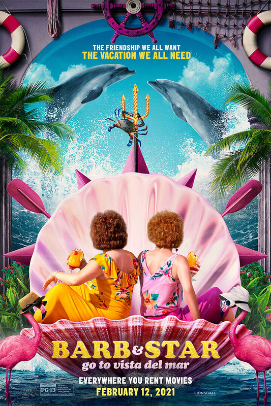 Barb And Star Go To Vista Del Mar Movie 2020 Comedy Poster Wall Art Print Home Wall Decor