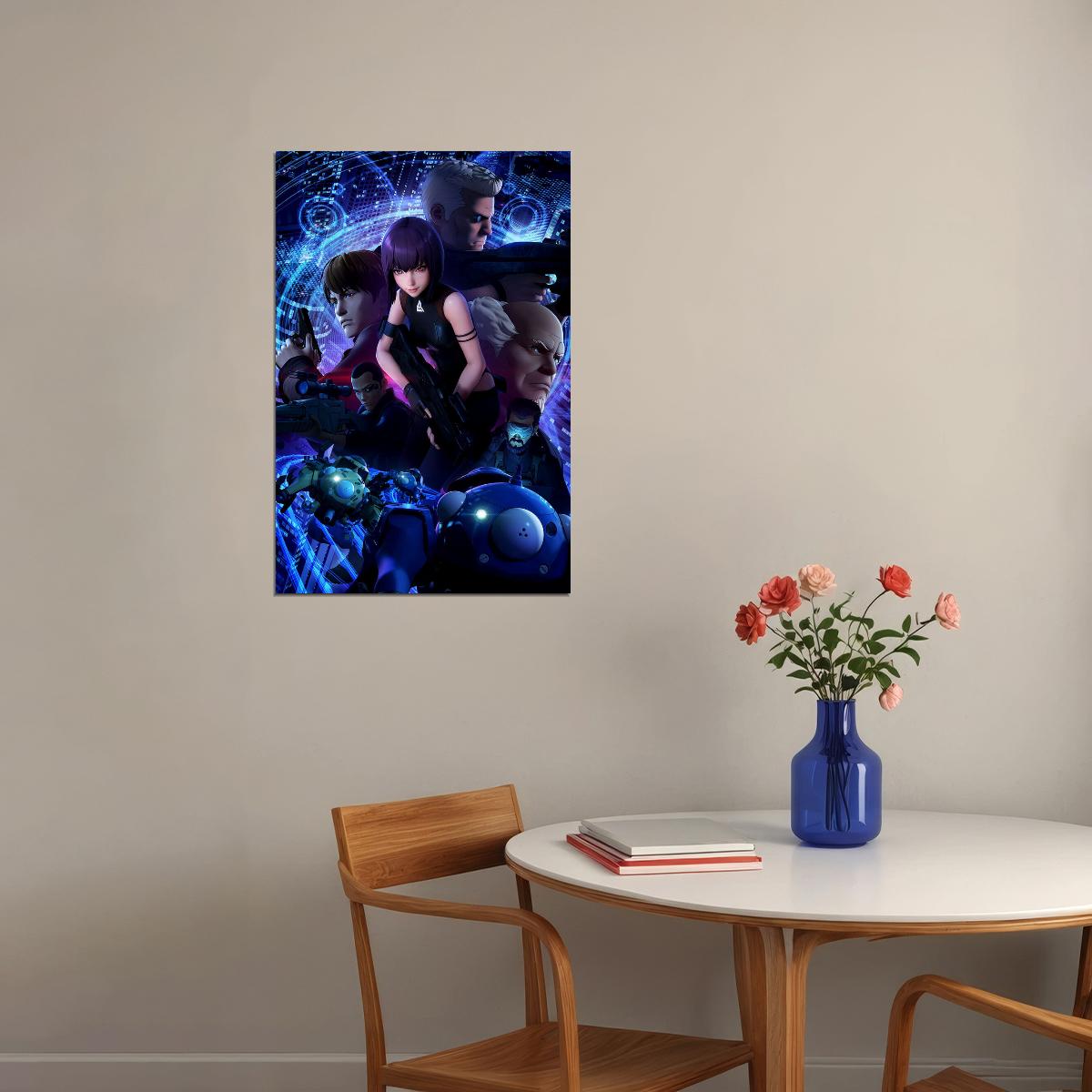 Ghost In The Shell Movie Sac 2045 Animation Action Poster Wall Art Print Home Wall Decor