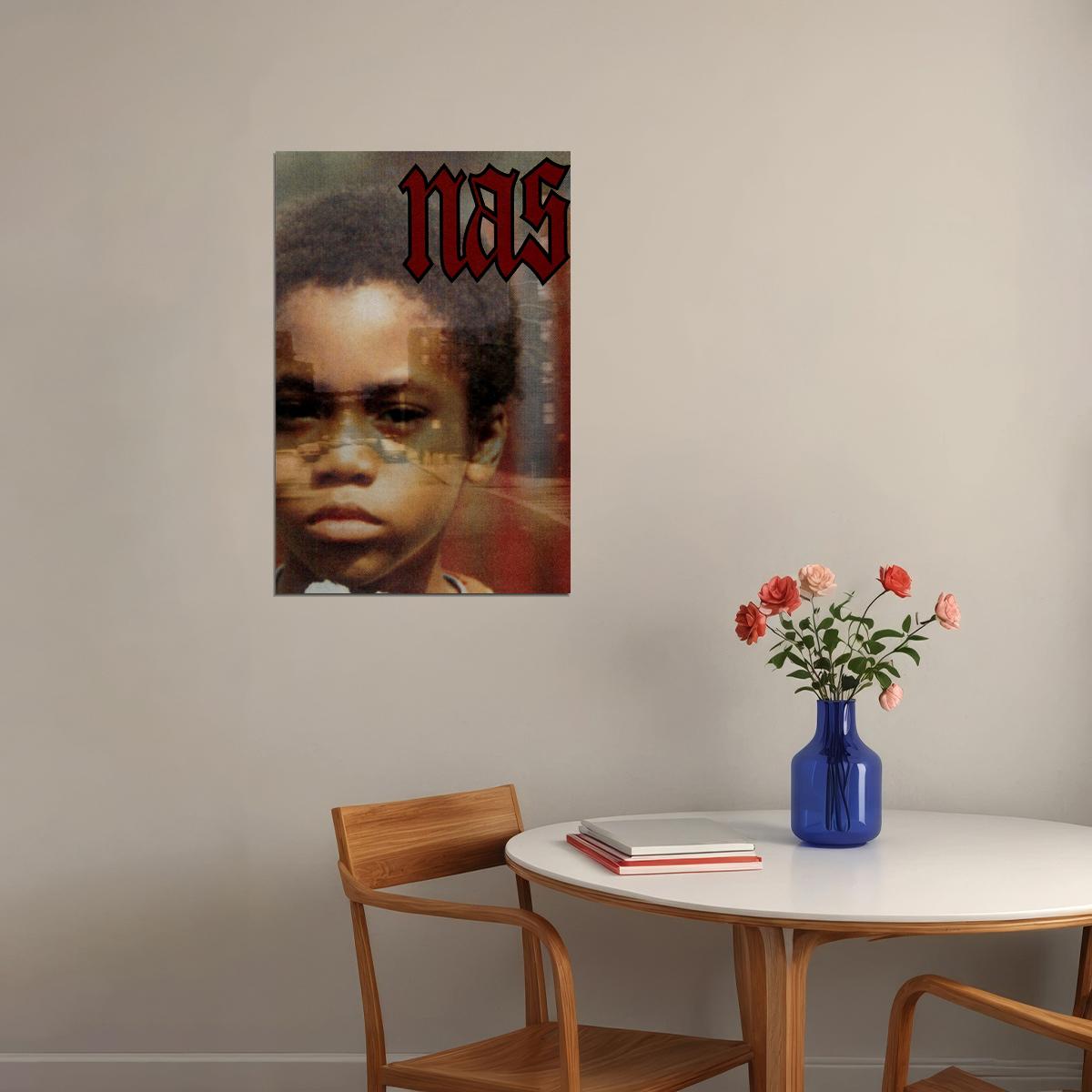 Illmatic Nas Cover The Best Rap Artist Music 2020 Poster Wall Art Print Home Wall Decor