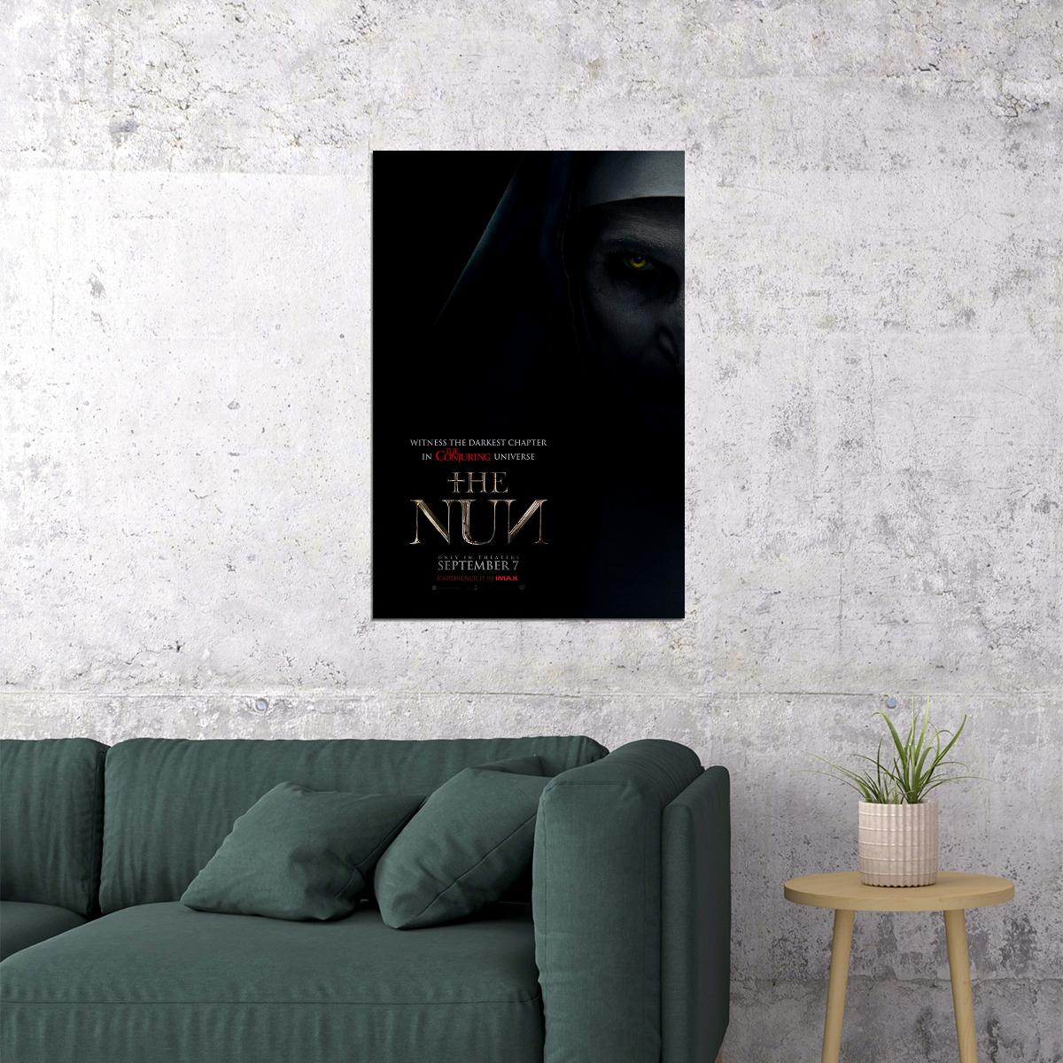 The Nun Hot Horror Movie Thriller Mystery Poster Wall Art Print Home Wall Decor