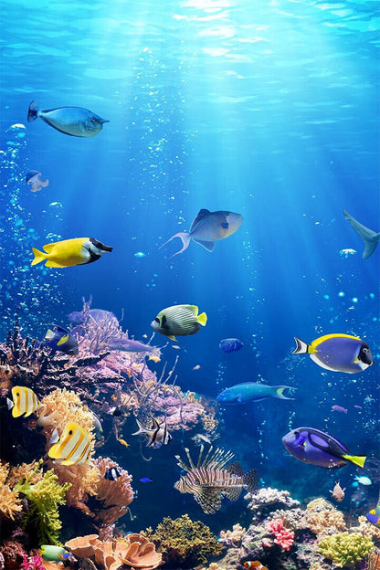 Underwater Sea Life Water Animals Poster Wall Art Print Home Wall Decor - xonomax