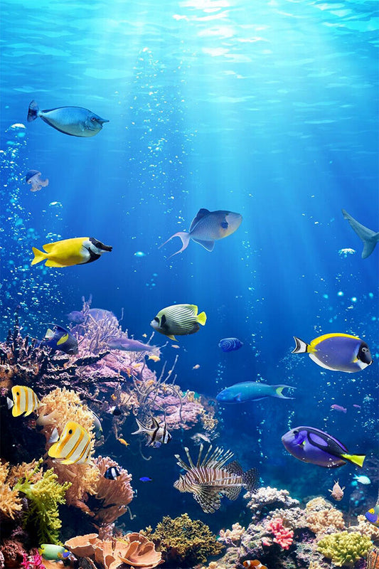 Underwater Sea Life Water Animals Poster Wall Art Print Home Wall Decor - xonomax