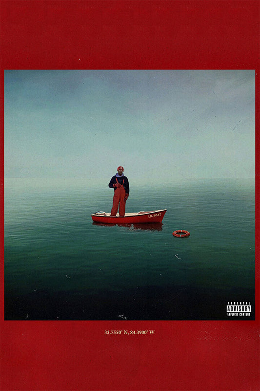 Lil Yachty Drake Tyler The Creator Lil Boat Album Poster Wall Art Print Home Wall Decor