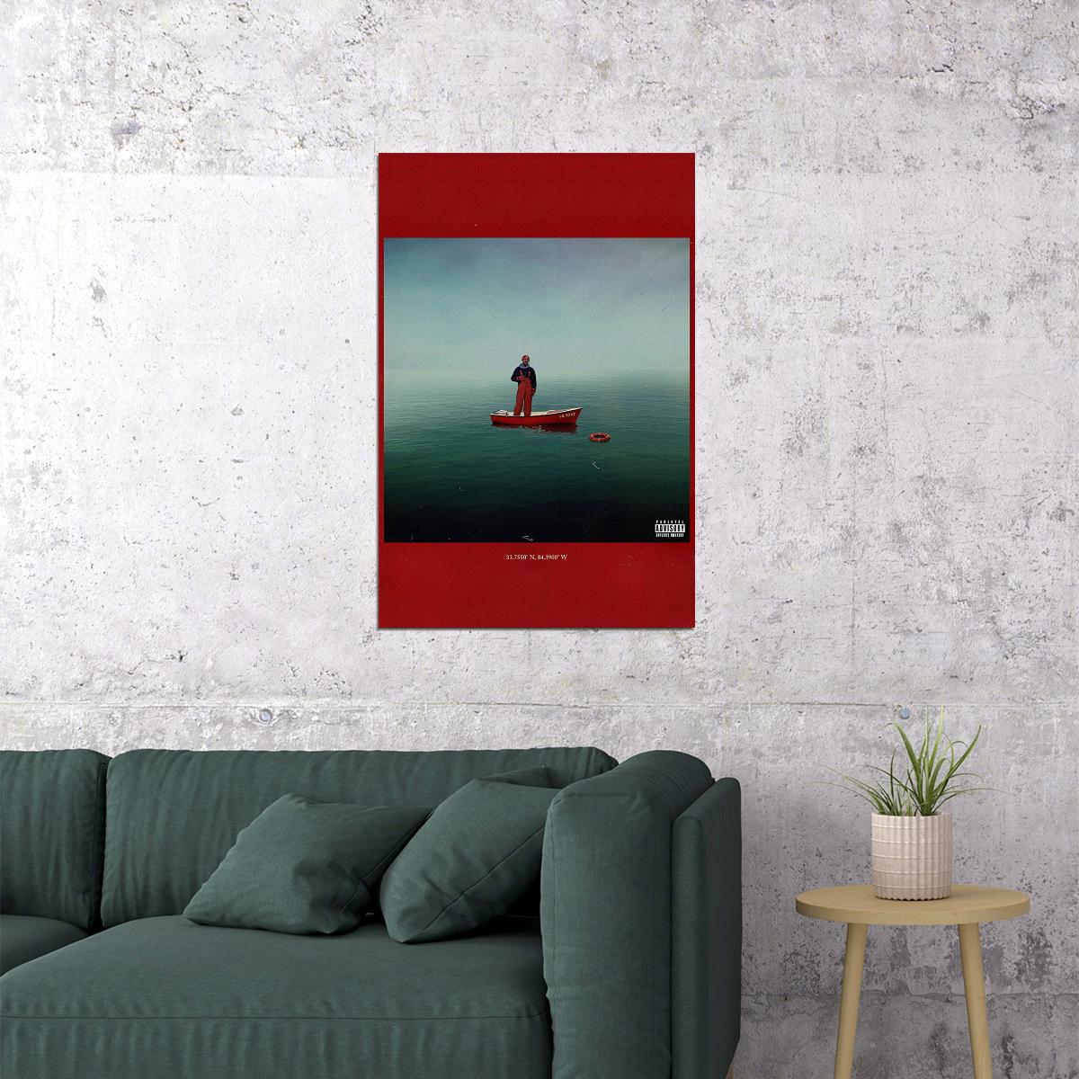 Lil Yachty Drake Tyler The Creator Lil Boat Album Poster Wall Art Print Home Wall Decor