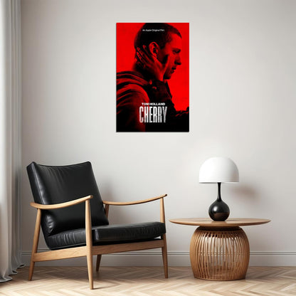 Cherry Movie Tom Holland Crime Drama Action Poster Wall Art Print Home Wall Decor