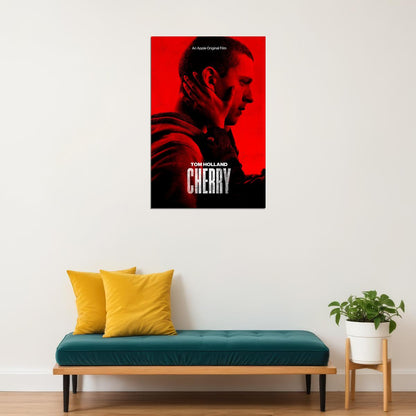 Cherry Movie Tom Holland Crime Drama Action Poster Wall Art Print Home Wall Decor