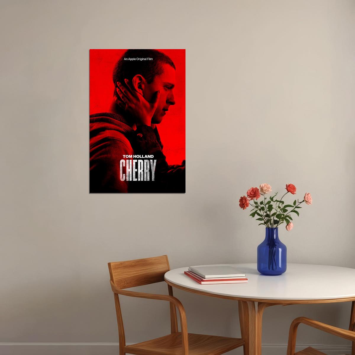 Cherry Movie Tom Holland Crime Drama Action Poster Wall Art Print Home Wall Decor