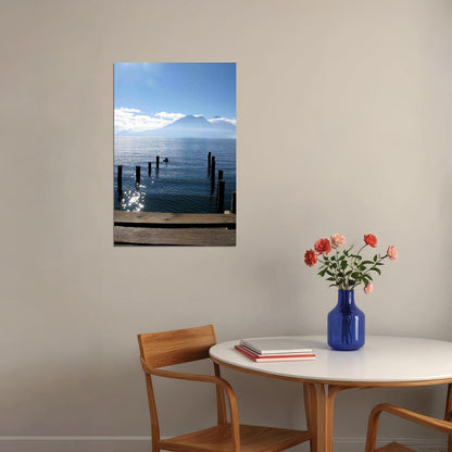 Lago De Atitlan In The Guatemala Highlands Sea Poster Wall Art Print Home Wall Decor - xonomax