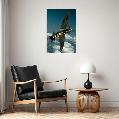 Supermarine Spitfire Mk.x1 Photo Recon Poster Wall Art Print Home Wall Decor