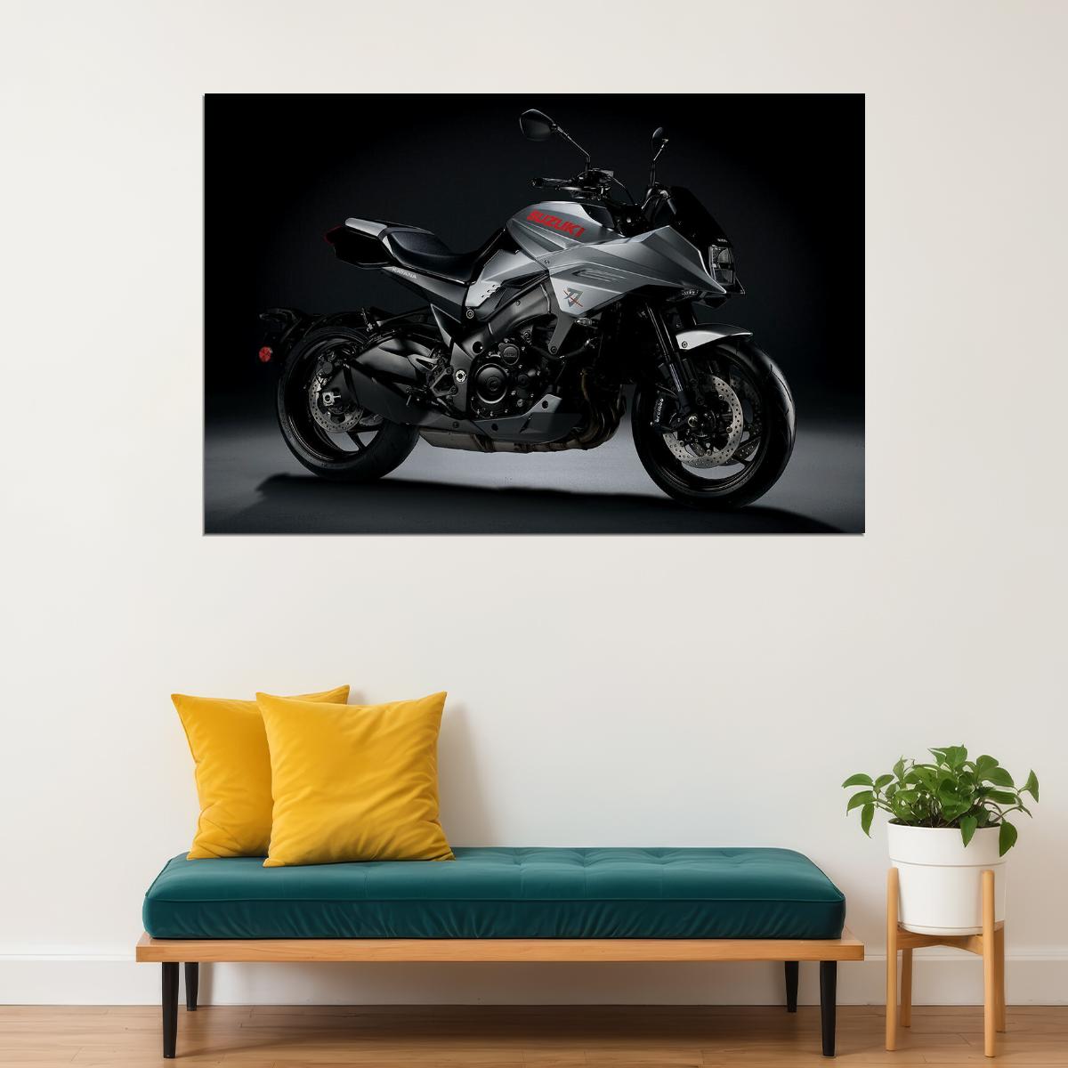 Suzuki Katana Motorcycle Enthusiasts Sports Model Poster Wall Art Print Home Wall Decor