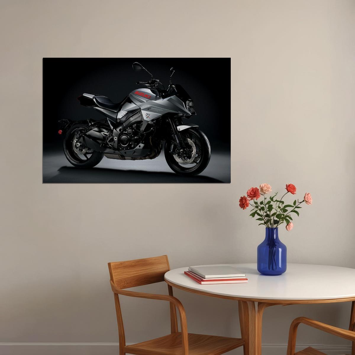 Suzuki Katana Motorcycle Enthusiasts Sports Model Poster Wall Art Print Home Wall Decor