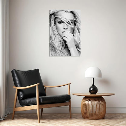 Young Britney Spears Artist Dancer Actor Producer Poster Wall Art Print Home Wall Decor