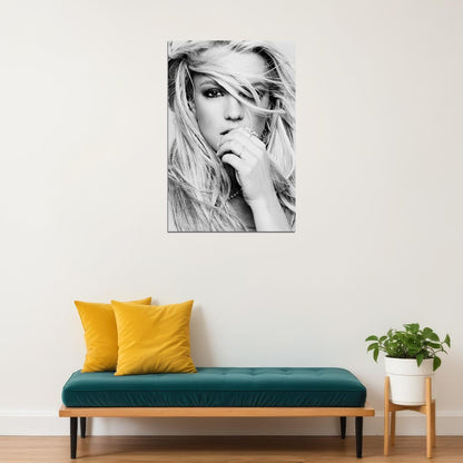 Young Britney Spears Artist Dancer Actor Producer Poster Wall Art Print Home Wall Decor