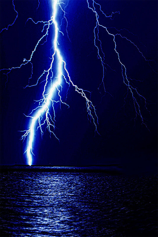 The Power Of Nature Lightning Photo Picture Poster Wall Art Print Home Wall Decor - xonomax