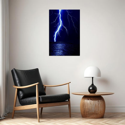 The Power Of Nature Lightning Photo Picture Poster Wall Art Print Home Wall Decor - xonomax