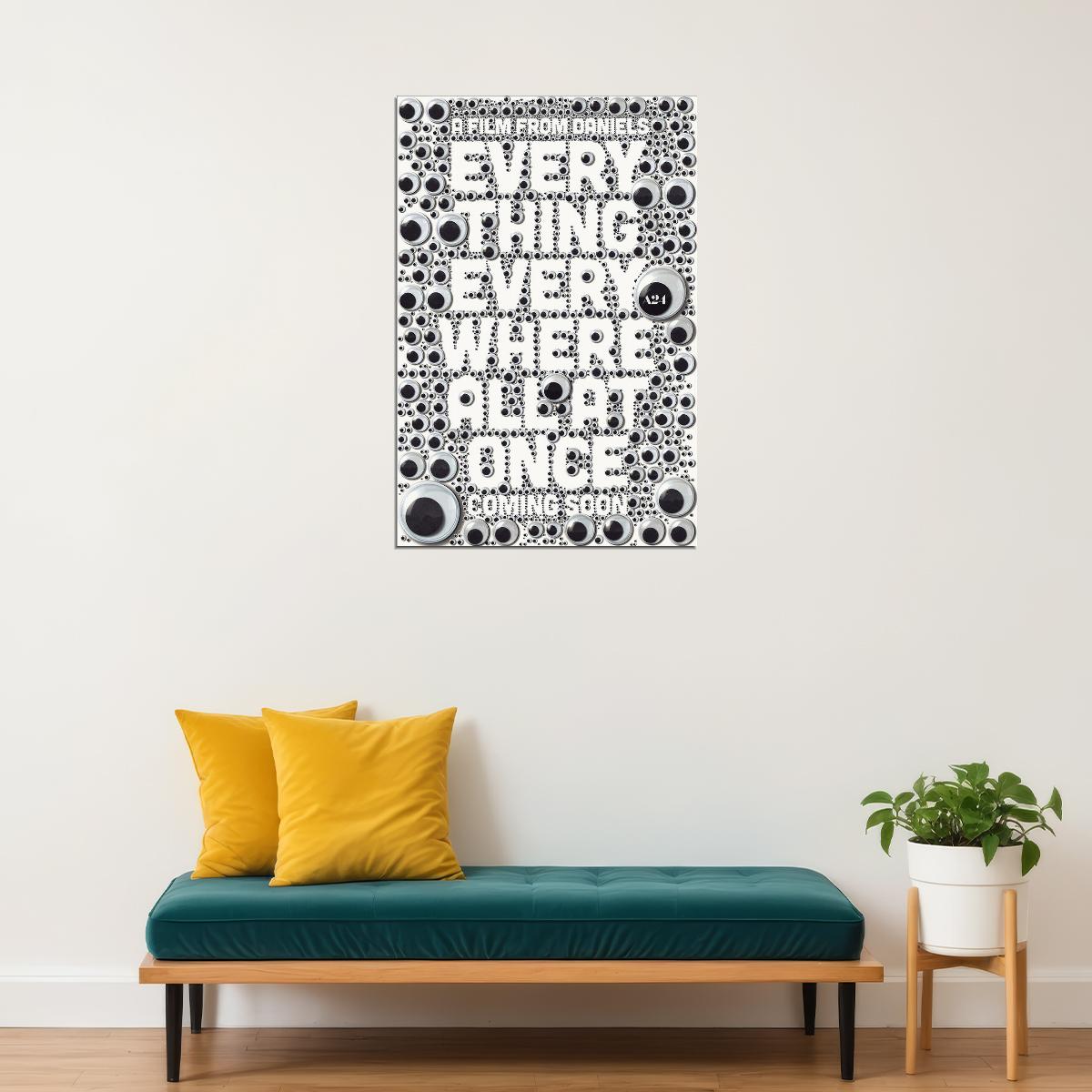 Everything Everywhere All At Once Movie Comedy Poster Wall Art Print Home Wall Decor - xonomax