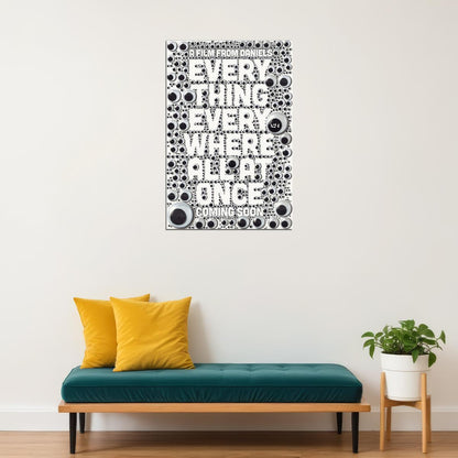 Everything Everywhere All At Once Movie Comedy Poster Wall Art Print Home Wall Decor - xonomax