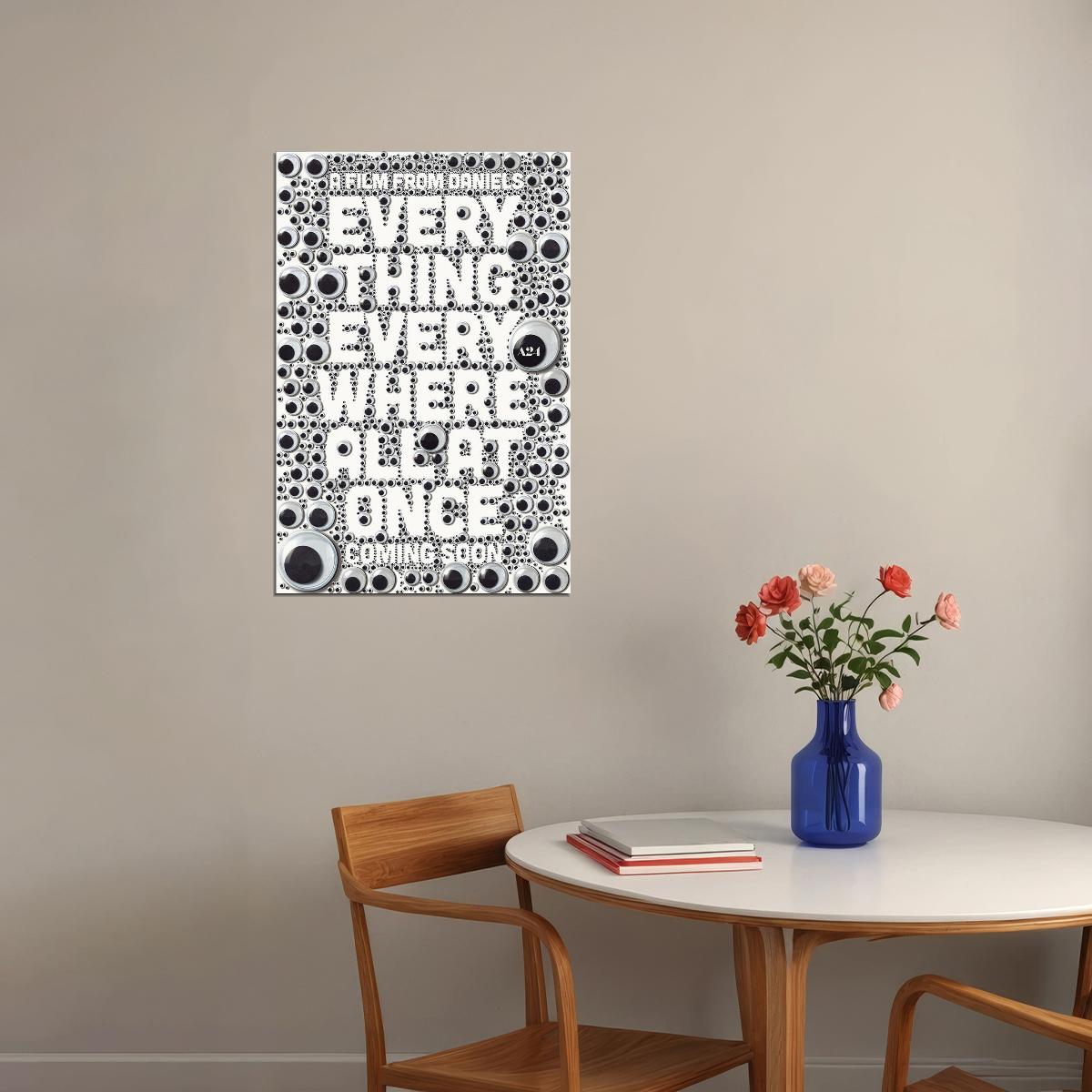 Everything Everywhere All At Once Movie Comedy Poster Wall Art Print Home Wall Decor - xonomax