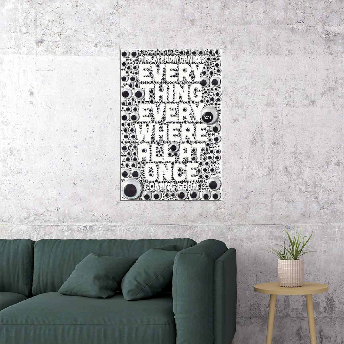 Everything Everywhere All At Once Movie Comedy Poster Wall Art Print Home Wall Decor - xonomax