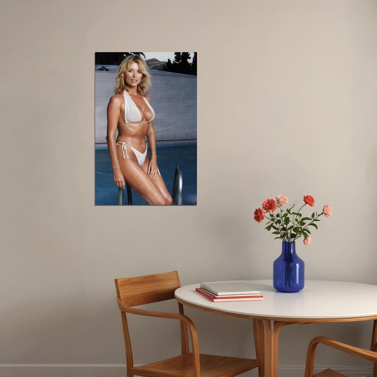 Sybil Danning Movie Actress Actor White Bikini Poster Wall Art Print Home Wall Decor