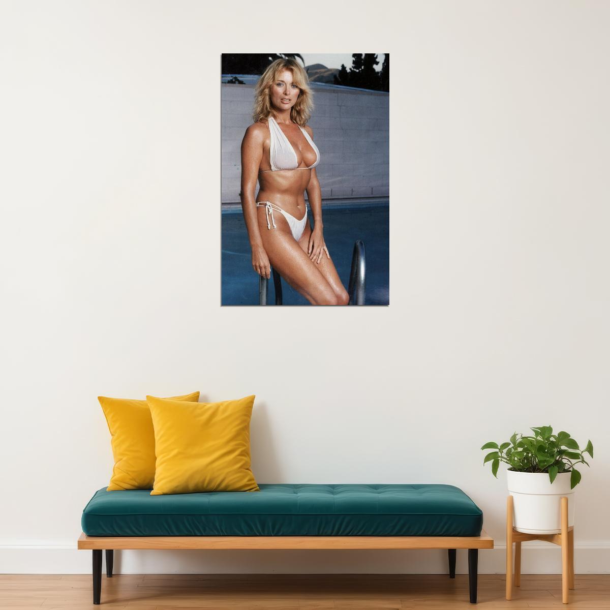 Sybil Danning Movie Actress Actor White Bikini Poster Wall Art Print Home Wall Decor