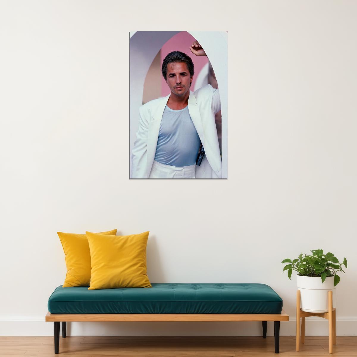 Don Johnson Director Miami Vice Movie Actor Poster Wall Art Print Home Wall Decor