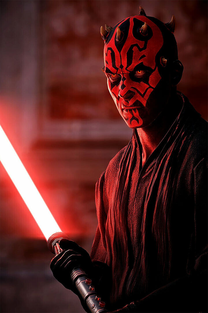 Star Wars Movie Excitement Darth Maul Poster Wall Art Print Home Wall Decor