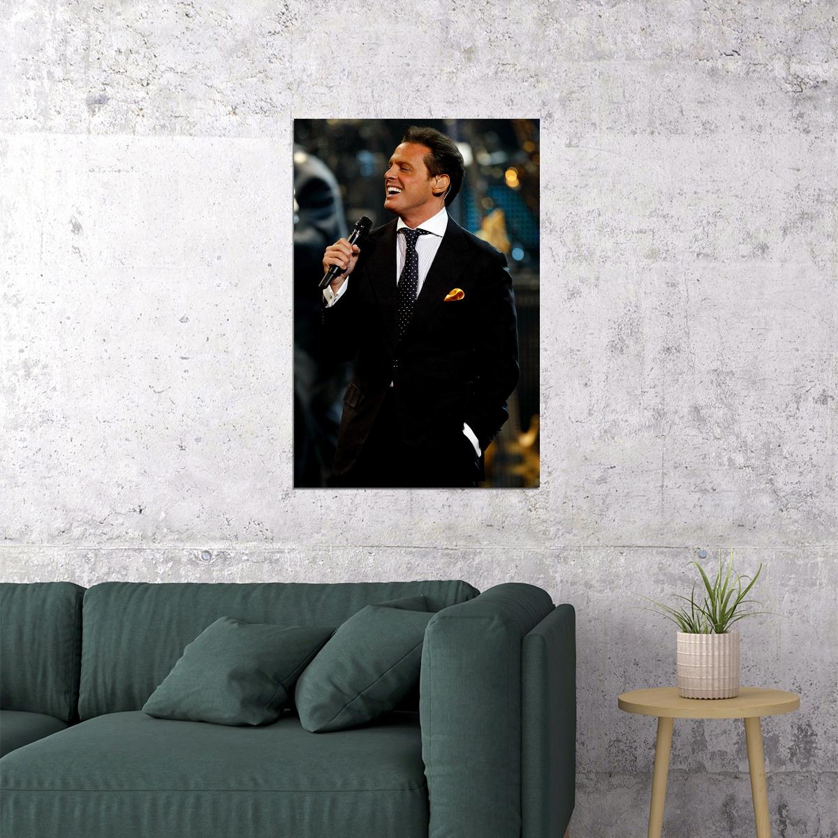 Luis Miguel Latin Male Singer Music Event Singing Poster Wall Art Print Home Wall Decor