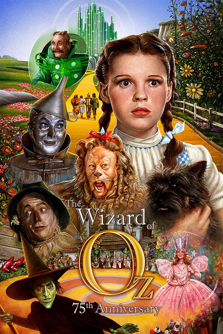 The Wizard Of Oz Movie Action Family Fantasy Poster Wall Art Print Home Wall Decor